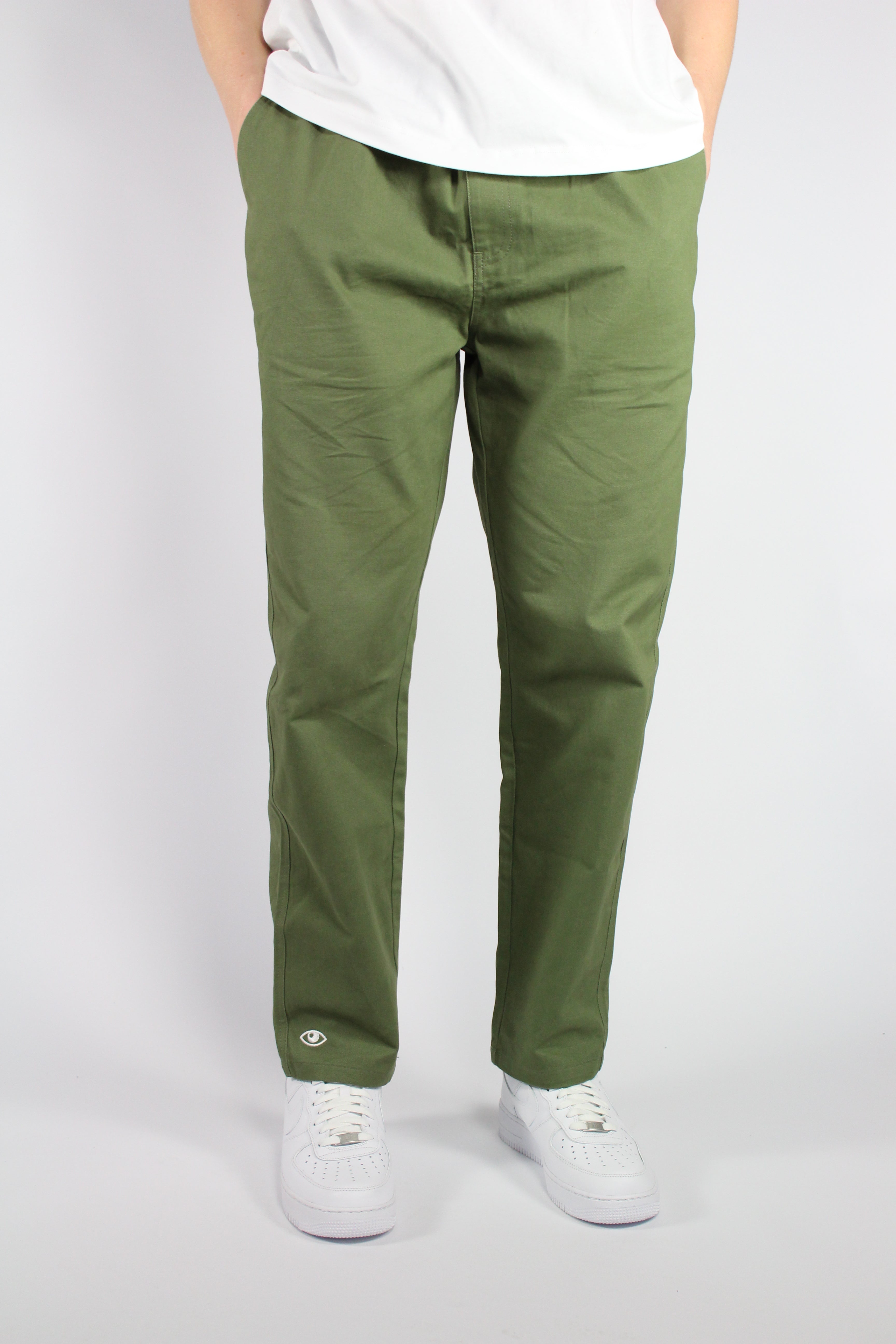 Chino bukser - Army Grøn